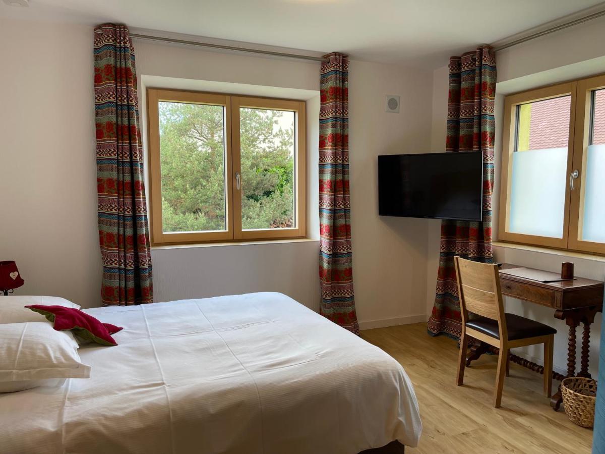אמרשוויר Alsacebnb - Gite 12 Personnes Dans Le Vignoble - Piscine Privee & Spa מראה חיצוני תמונה