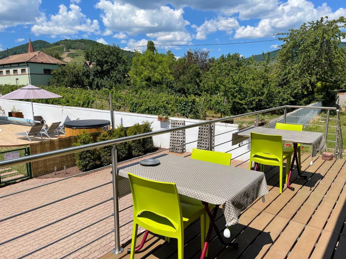 אמרשוויר Alsacebnb - Gite 12 Personnes Dans Le Vignoble - Piscine Privee & Spa מראה חיצוני תמונה